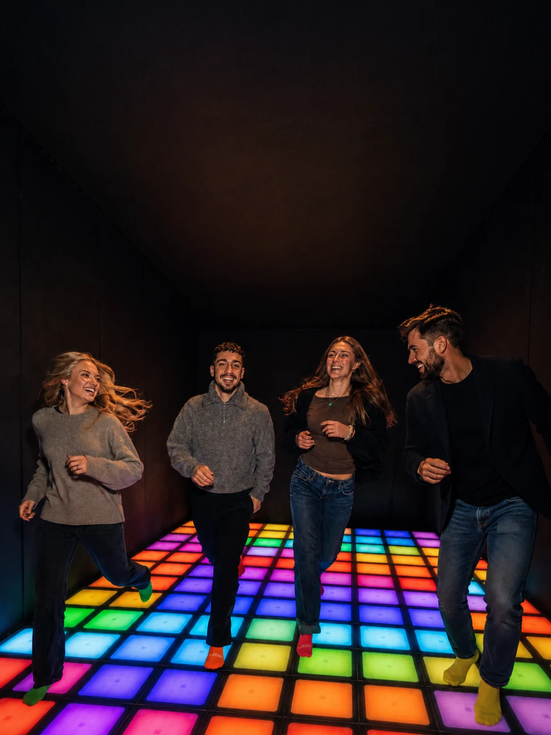 Erwachsene Teams im Adventure Room der KJ Adventure World